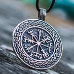 Silver Vegvisir Necklace nz