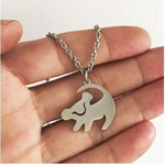 Simba Lion Necklace Silver nz
