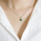 Simple aquamarine necklace nz