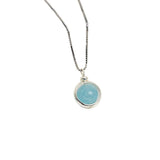 Simple aquamarine necklace nz
