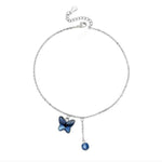 Simple butterfly bracelet Blue nz