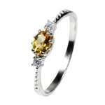 Simple Citrine ring nz