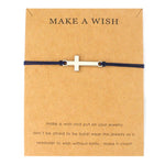 Simple cross bracelet Blue nz