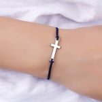 Simple cross bracelet nz