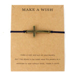 Simple cross bracelet Vintage nz