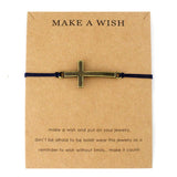 Simple cross bracelet Vintage nz