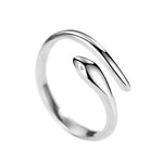 Simple Silver snake ring nz