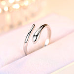 Simple Silver snake ring nz