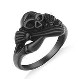 Skeleton ring 54 mm / Black nz