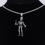 Skeleton skull necklace nz