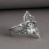 Skoll and Hati Silver Ring nz