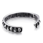 Skull and crossbones bangle Silver nz