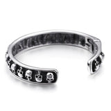Skull and crossbones bangle Silver nz
