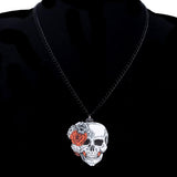 Skull and rose necklace nz