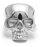 Skull Biker ring 55 mm / Silver nz