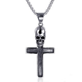 Skull Cross Necklace nz