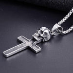 Skull Cross Necklace nz