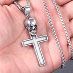 Skull Cross Necklace nz