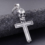 Skull Cross Necklace nz