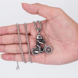 Skull cycling necklace nz