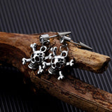 Skull feminine earrings Silver nz