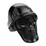 Skull helmet ring 54 mm / Black nz