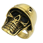 Skull helmet ring nz
