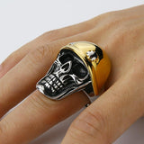 Skull helmet ring nz