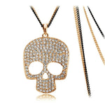 Skull necklace Gold nz