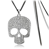 Skull necklace Silver nz
