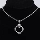 Skull pendant necklace nz