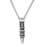 Skull pistol necklace nz