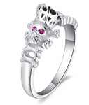 Skull ring for women 54 mm nz