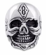 Skull ring number 8 59 mm nz