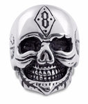 Skull ring number 8 59 mm nz