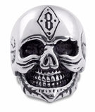 Skull ring number 8 59 mm nz