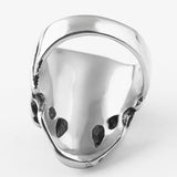 Skull ring with coloured eyes nz