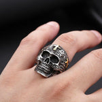Skull ring with cross nz