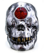 Skull ring with gemstone nz