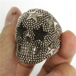 Skull ring with stars nz