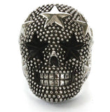 Skull ring with stars nz
