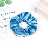 Sky blue scrunchie with pocket nz