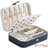 Slimline Leather Keepsake Box Blue nz