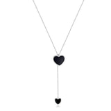 Small black hearts necklace nz