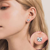Small cat earrings nz