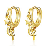 Small cross earrings Gold nz