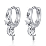 Small cross earrings Silver nz