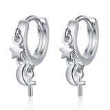 Small cross earrings Silver nz