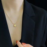 Small gold heart pendant nz