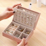 Small leather jewellery box Pink nz